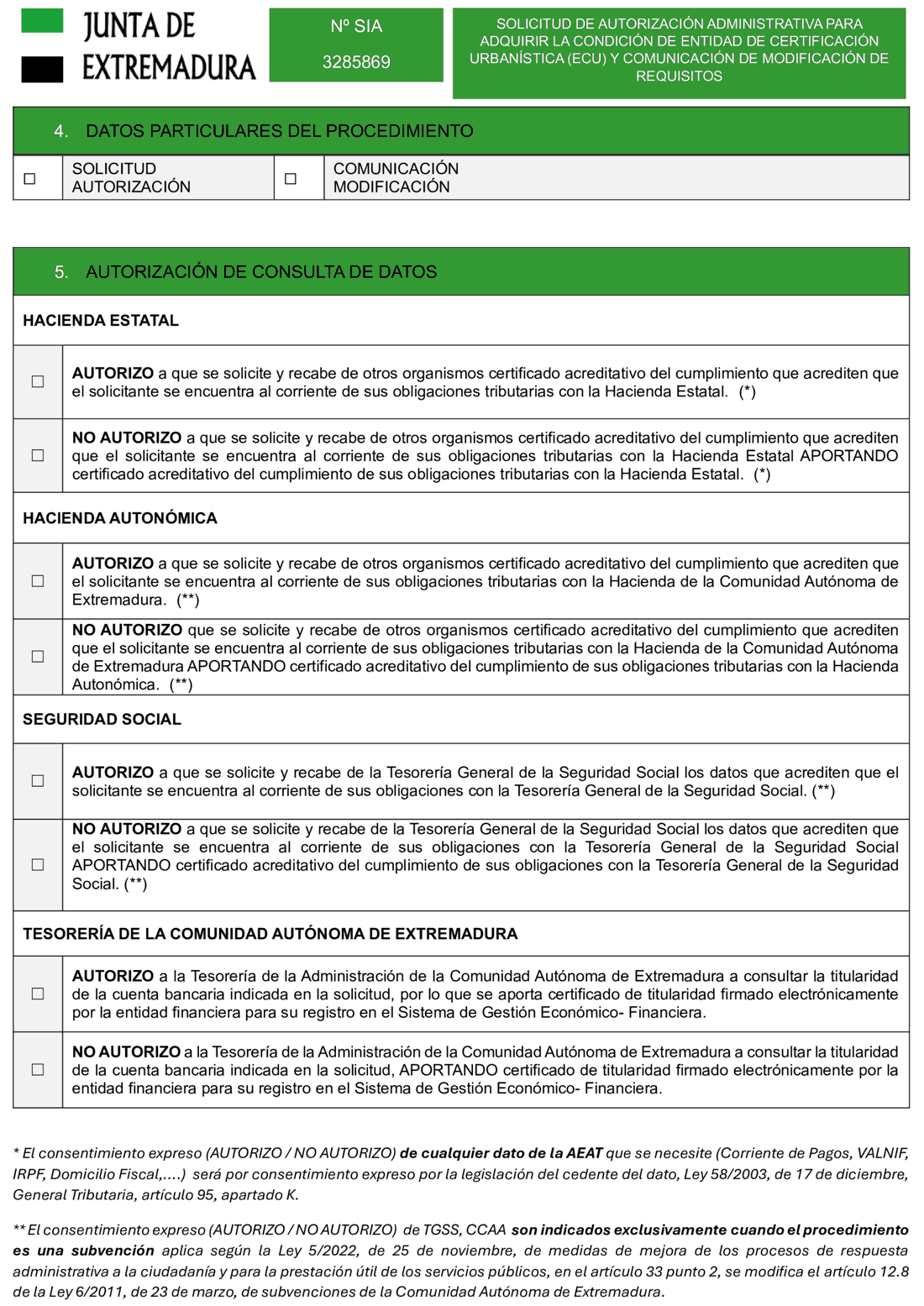 Imagen del texto oficial