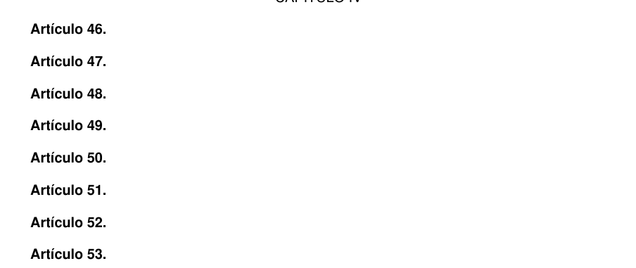 Tabla del texto oficial (pág. 11)